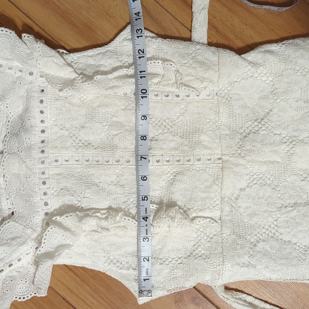 SHEIN lace white dress size small - Picture 5 of 6